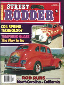 STREET RODDER 1980 JULY - COIL SPRINGS, TEMPERED GLASS, ROD RUNS-NORTH CAROLINA